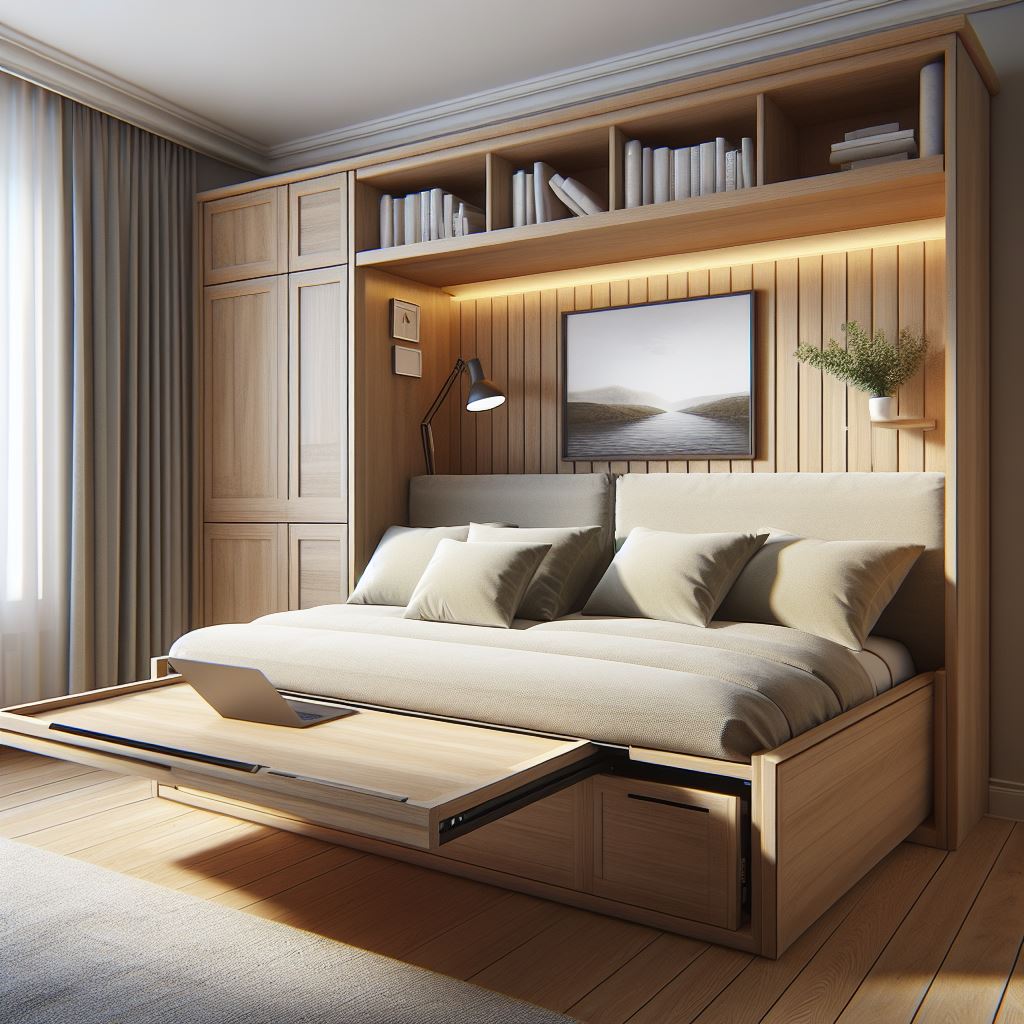 Designer-8 cushion king bed frame, daybed cushion