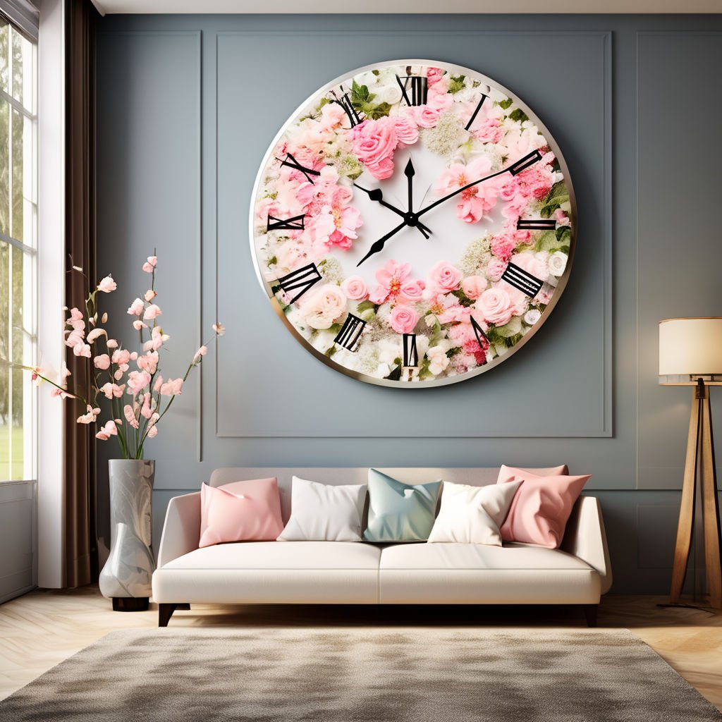 6 pendulum wall clock wall clock bedroom wall clock wooden