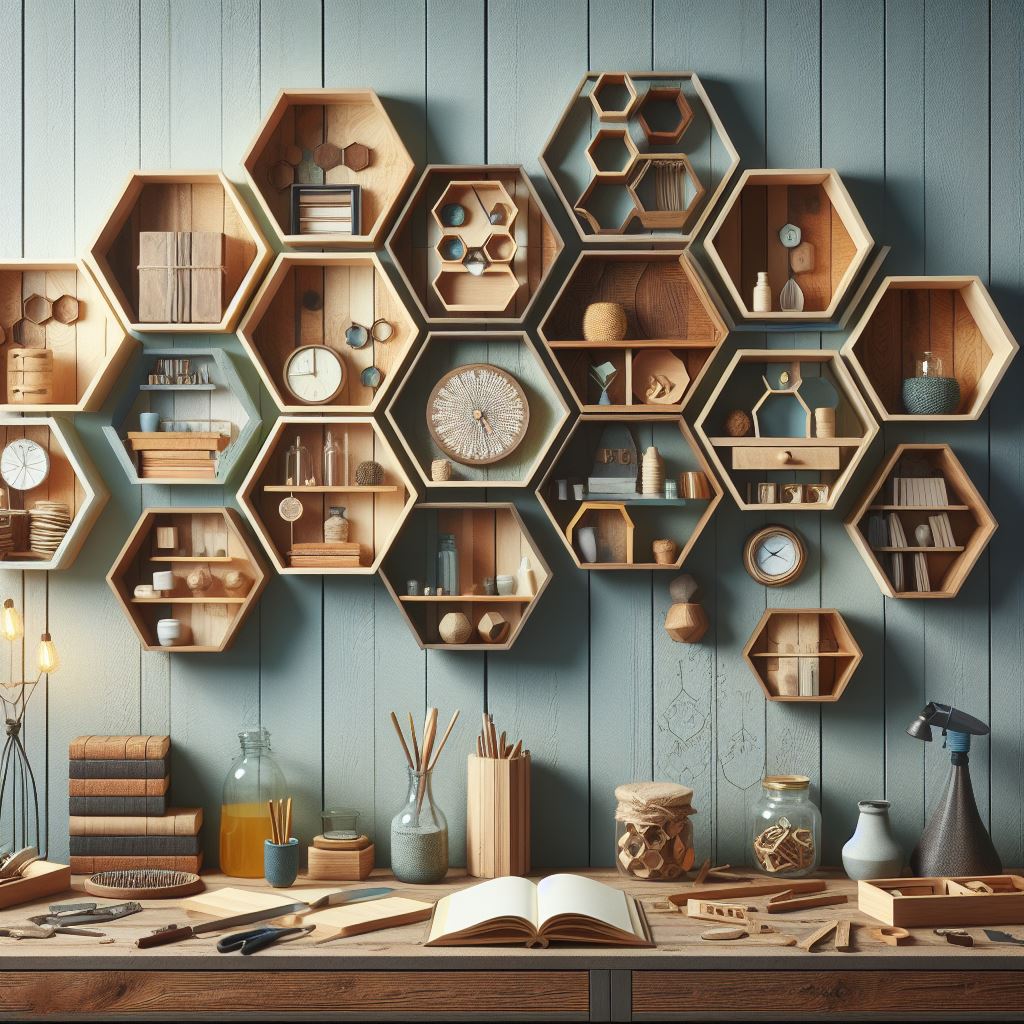 wall shelves box wall shelves hexagon wall shelves pepperfry