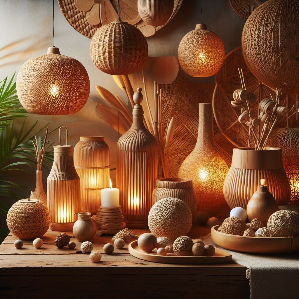 bamboo light lamp lamp lighting decoration